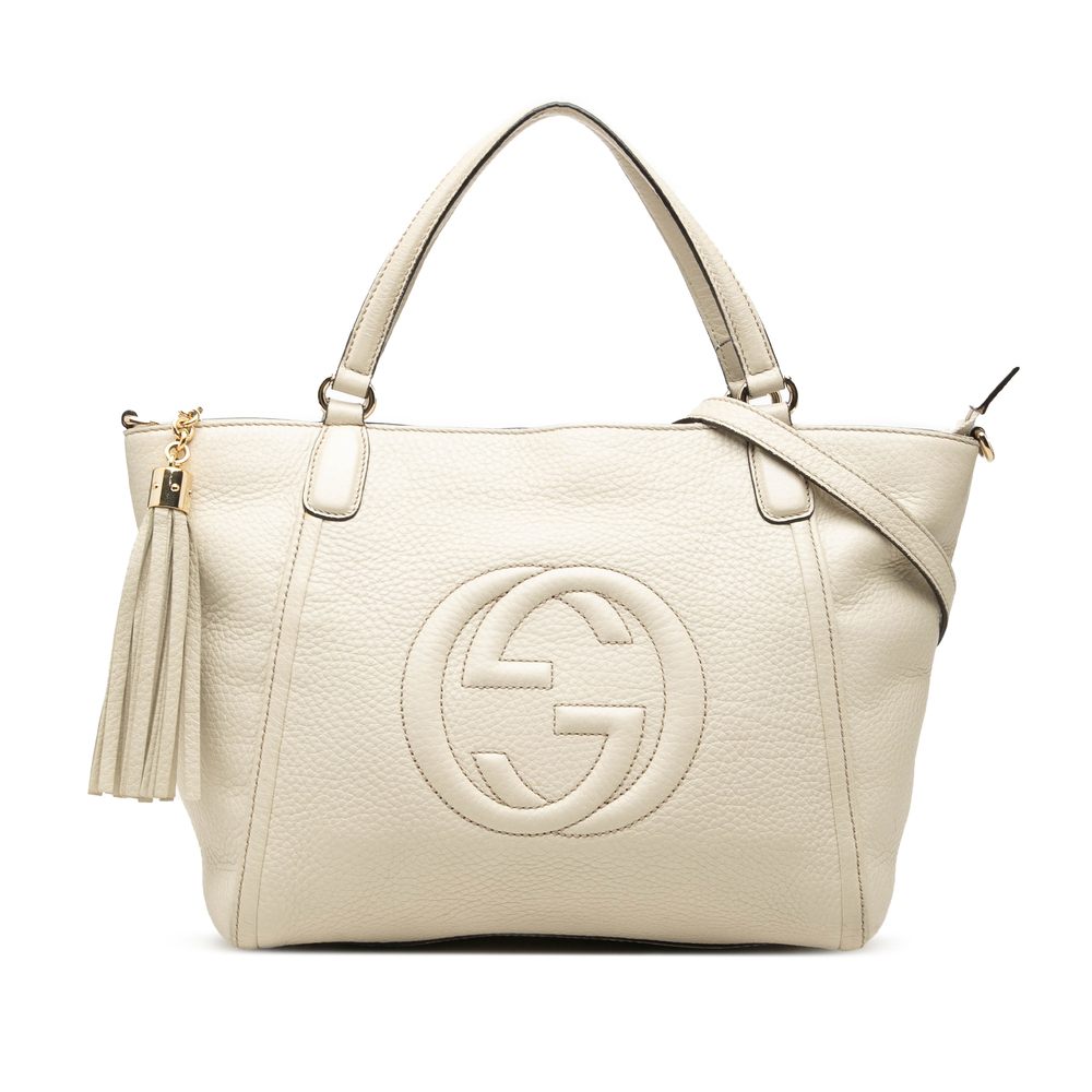 Pre-Loved Gucci Small Calfskin Soho Cellarius Satchel
